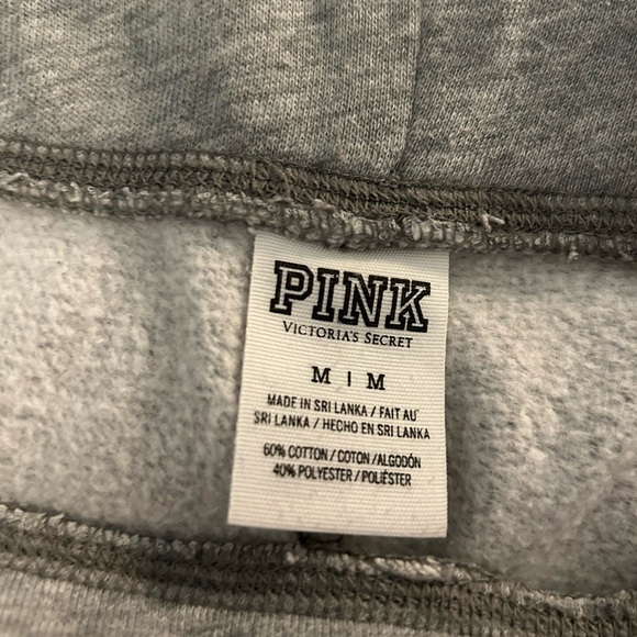 VS Pink bling joggers sequins iridescent gray size M ** rare find** - Picture 4 of 6